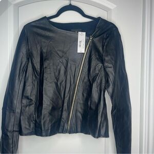 NWT Huntington leather jacket size S